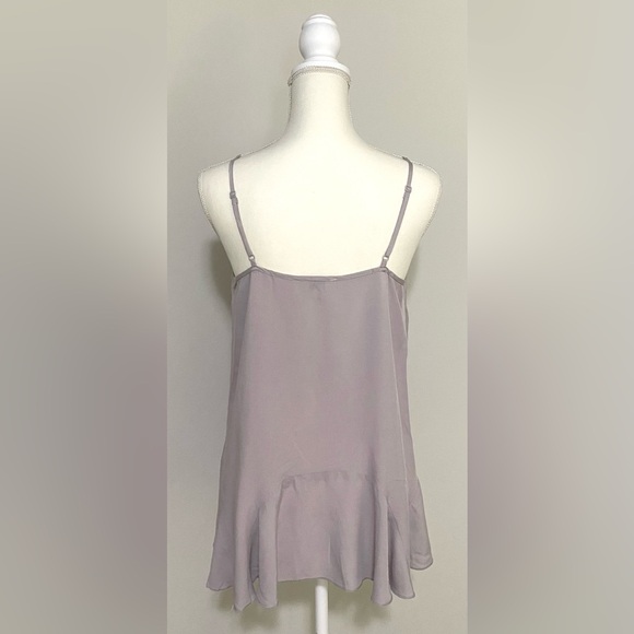 Umgee Womens M Solid Gray Tank Top Boho-chic Boho Classic Preppy Coastal - Picture 6 of 16